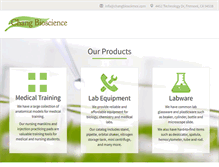 Tablet Screenshot of changbioscience.com